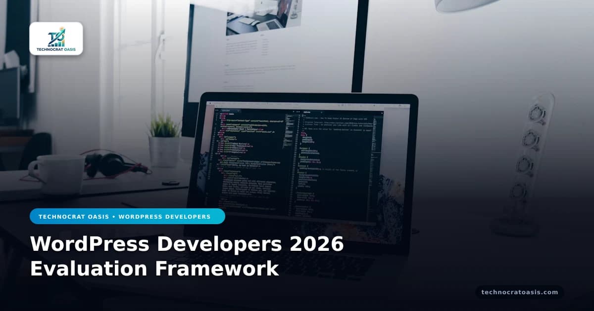 WordPress Developers 2026 Evaluation Framework
