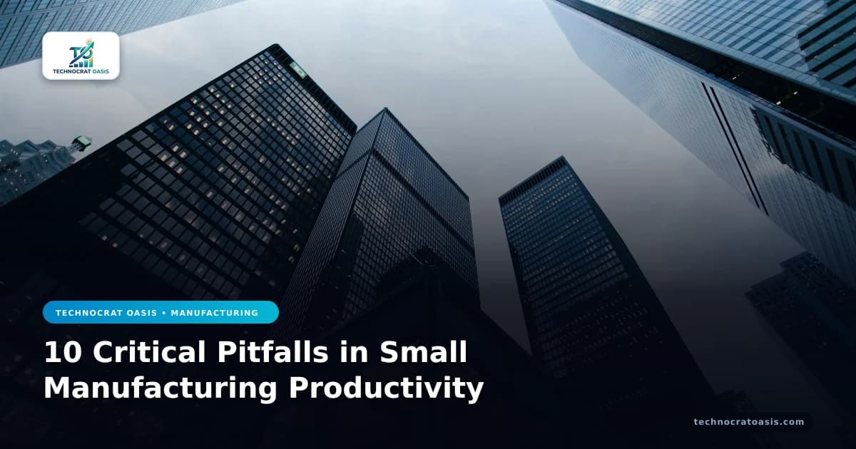 10 Critical Pitfalls in Small Manufacturing Productivity