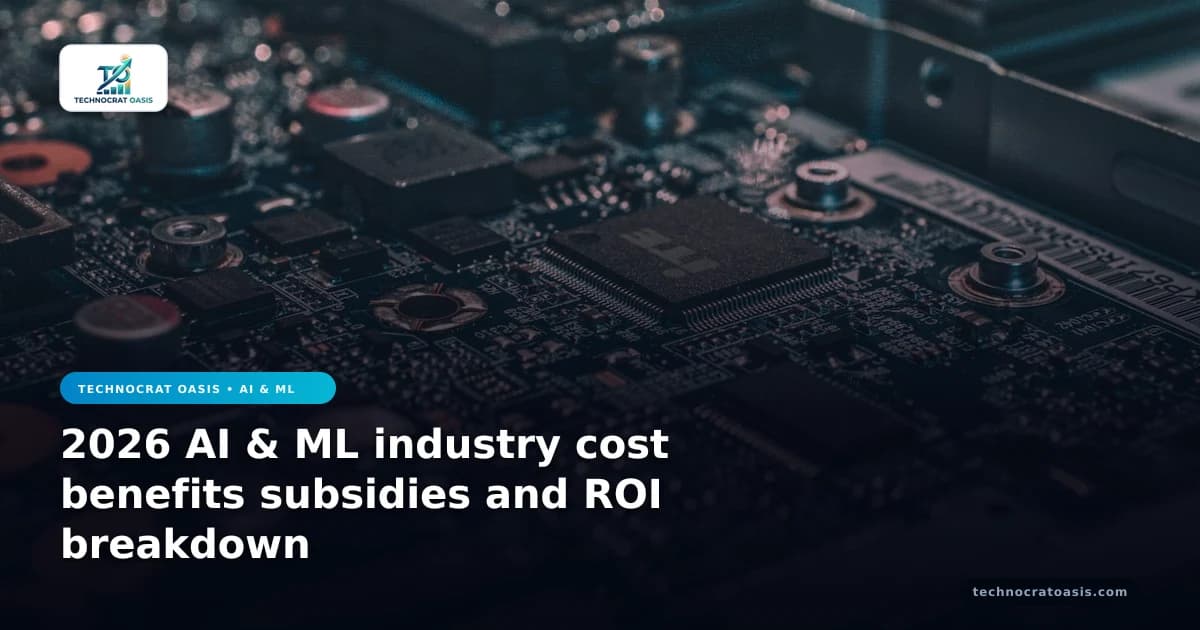 2026 AI & ML industry cost benefits subsidies and ROI breakdown