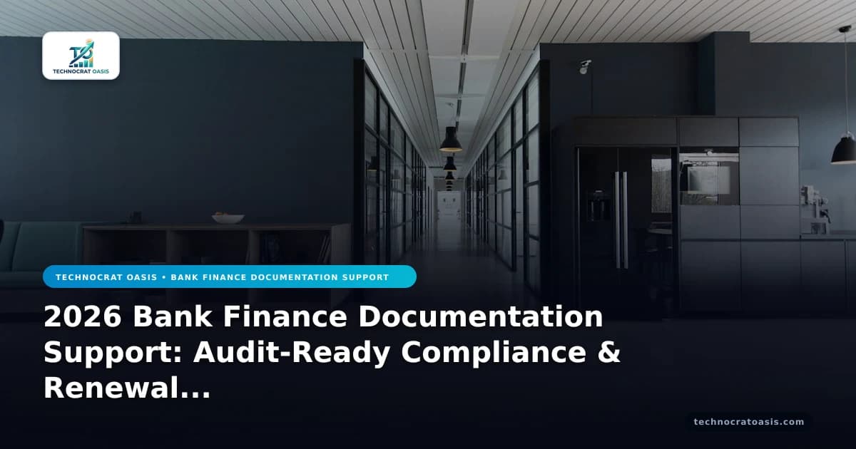 2026 Bank Finance Documentation Support: Audit-Ready Compliance & Renewal Mastery