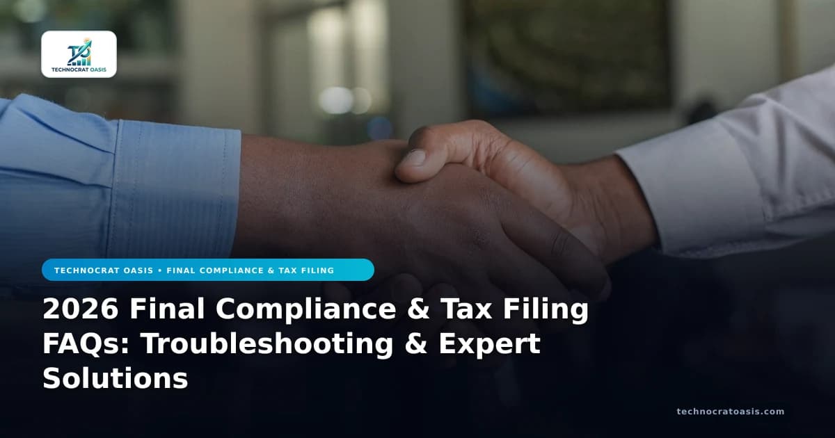 2026 Final Compliance & Tax Filing FAQs: Troubleshooting & Expert Solutions