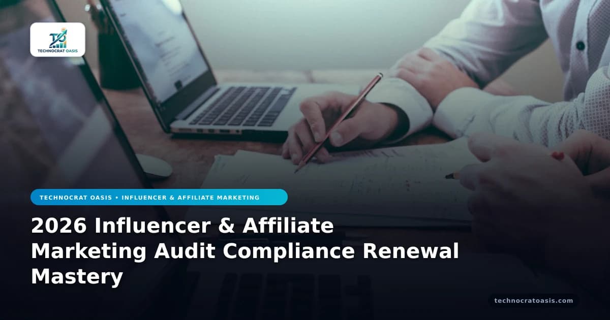 2026 Influencer & Affiliate Marketing Audit Compliance Renewal Mastery