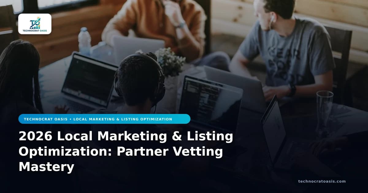 2026 Local Marketing & Listing Optimization: Partner Vetting Mastery