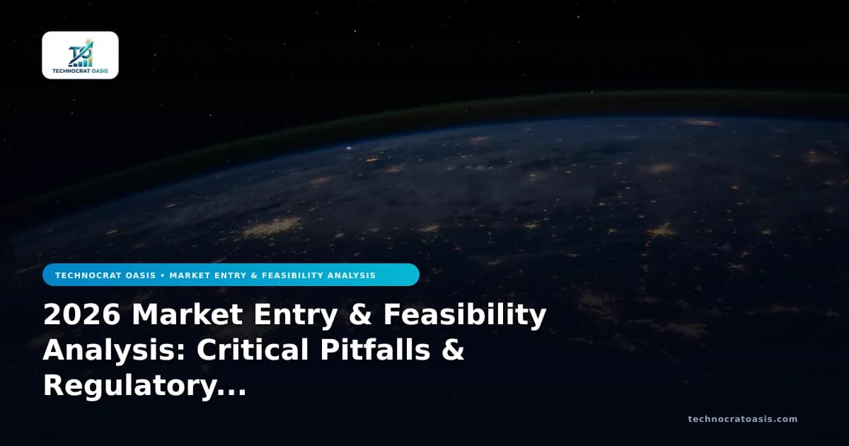 2026 Market Entry & Feasibility Analysis: Critical Pitfalls & Regulatory Safeguards
