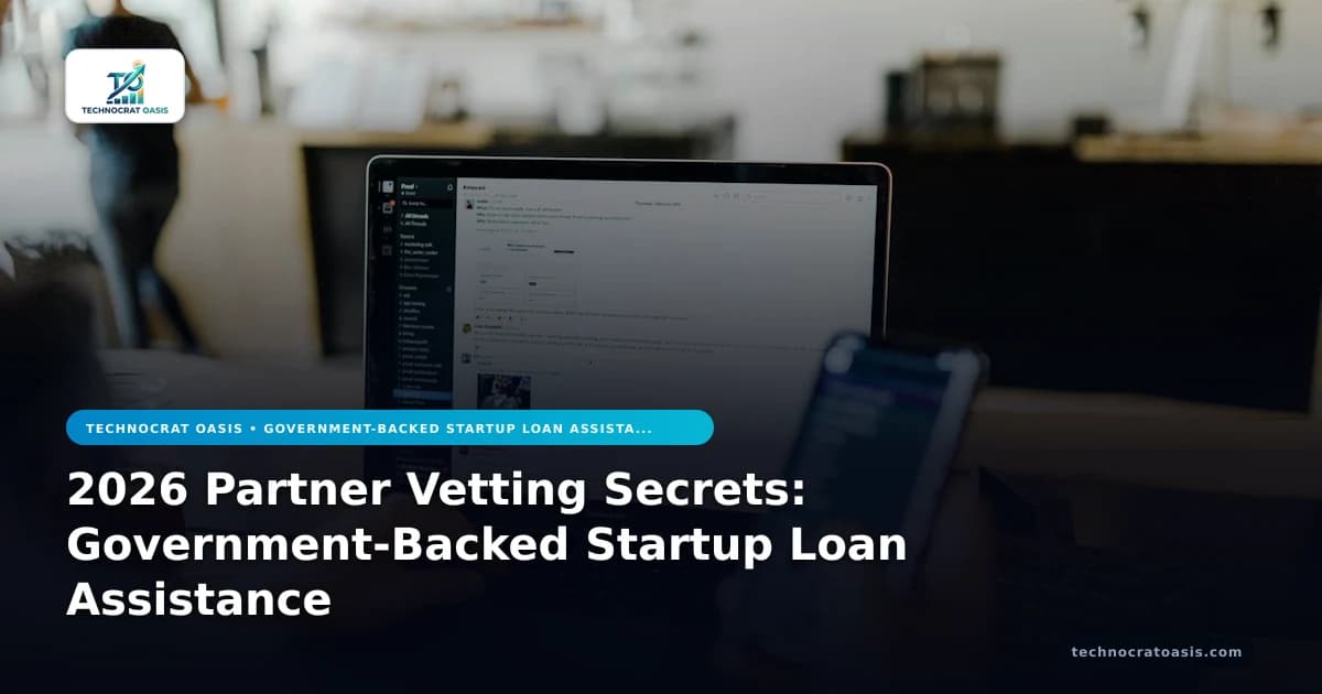 2026 Partner Vetting Secrets: Government-Backed Startup Loan Assistance
