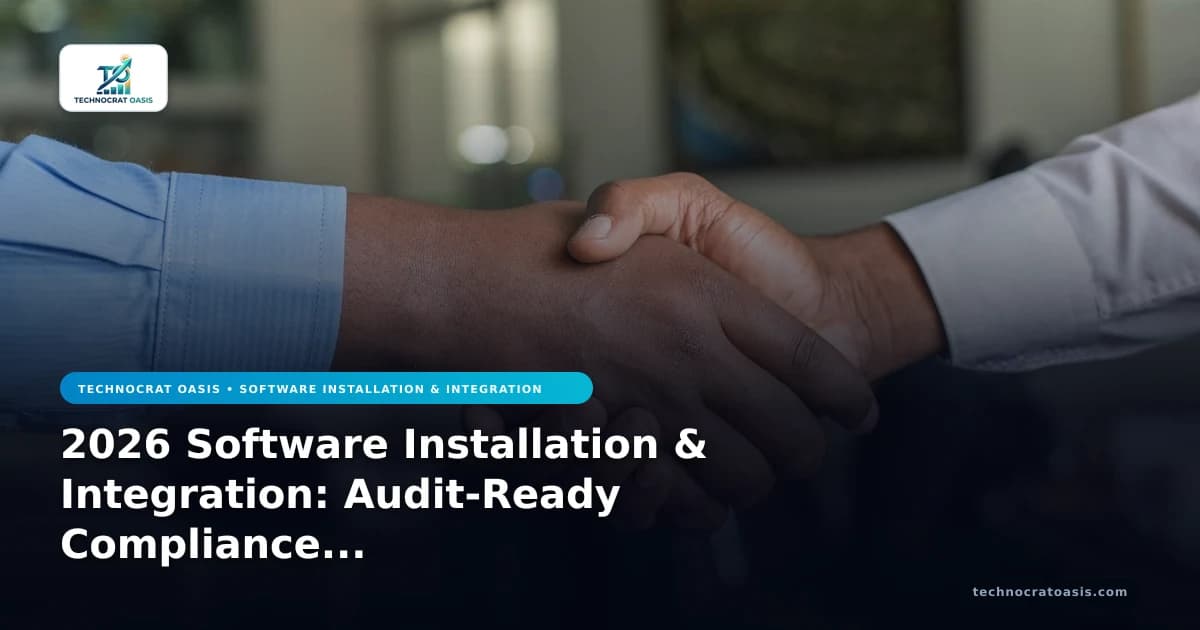 2026 Software Installation & Integration: Audit-Ready Compliance Renewal Strategies