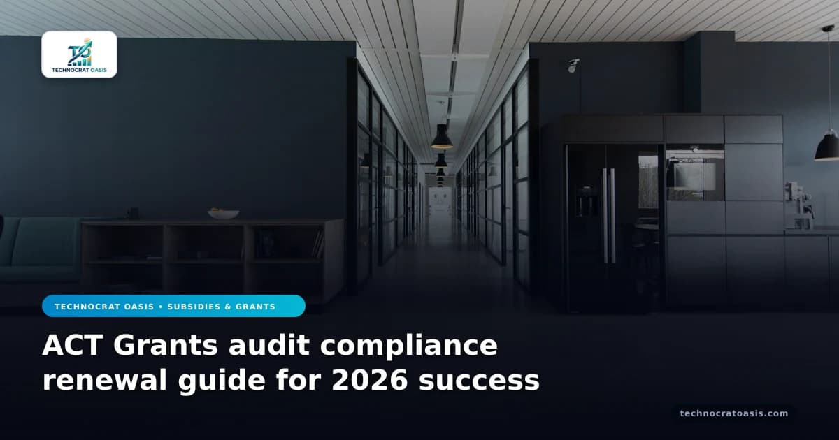 ACT Grants audit compliance renewal guide for 2026 success