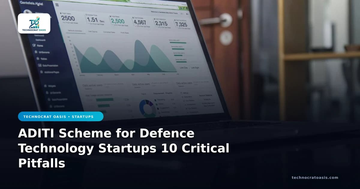 ADITI Scheme for Defence Technology Startups 10 Critical Pitfalls