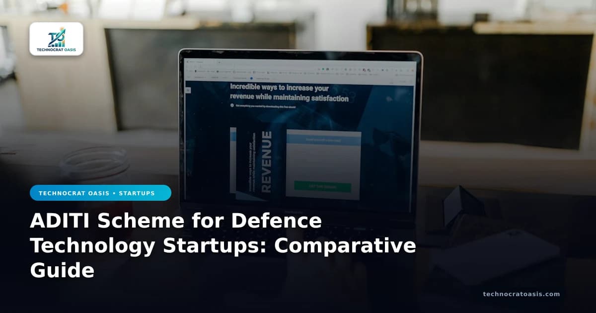 ADITI Scheme for Defence Technology Startups: Comparative Guide