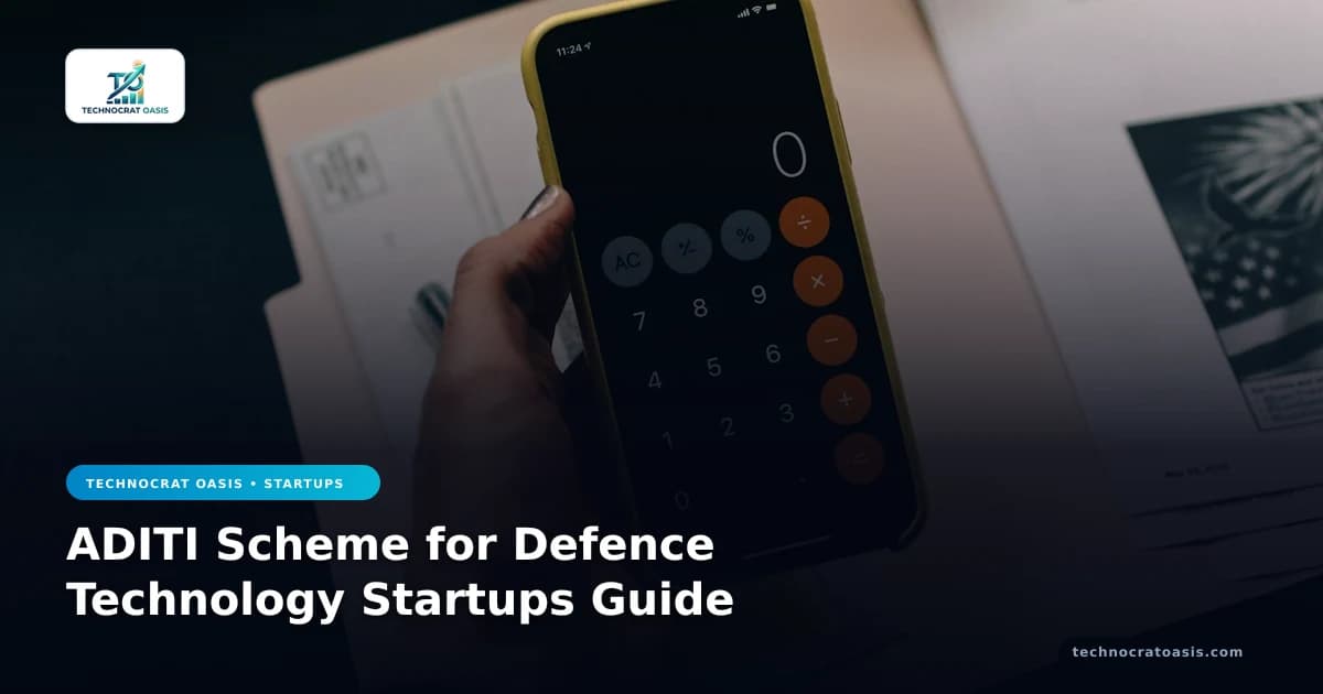 ADITI Scheme for Defence Technology Startups Guide
