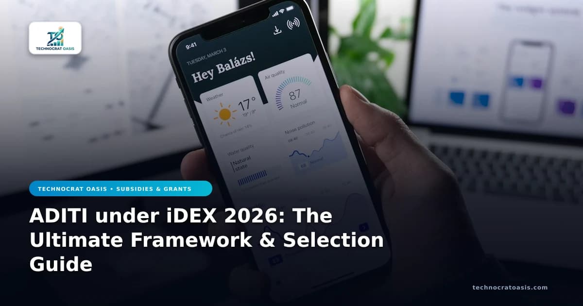 ADITI under iDEX 2026: The Ultimate Framework & Selection Guide
