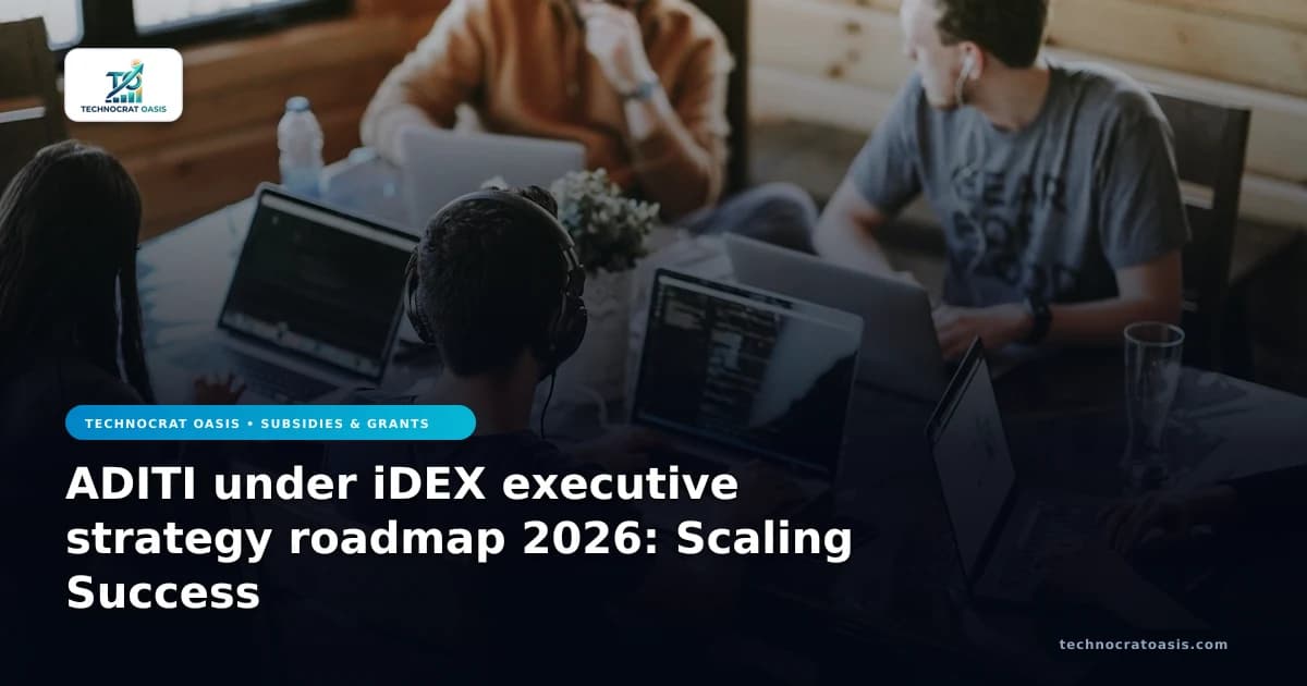 ADITI under iDEX executive strategy roadmap 2026: Scaling Success