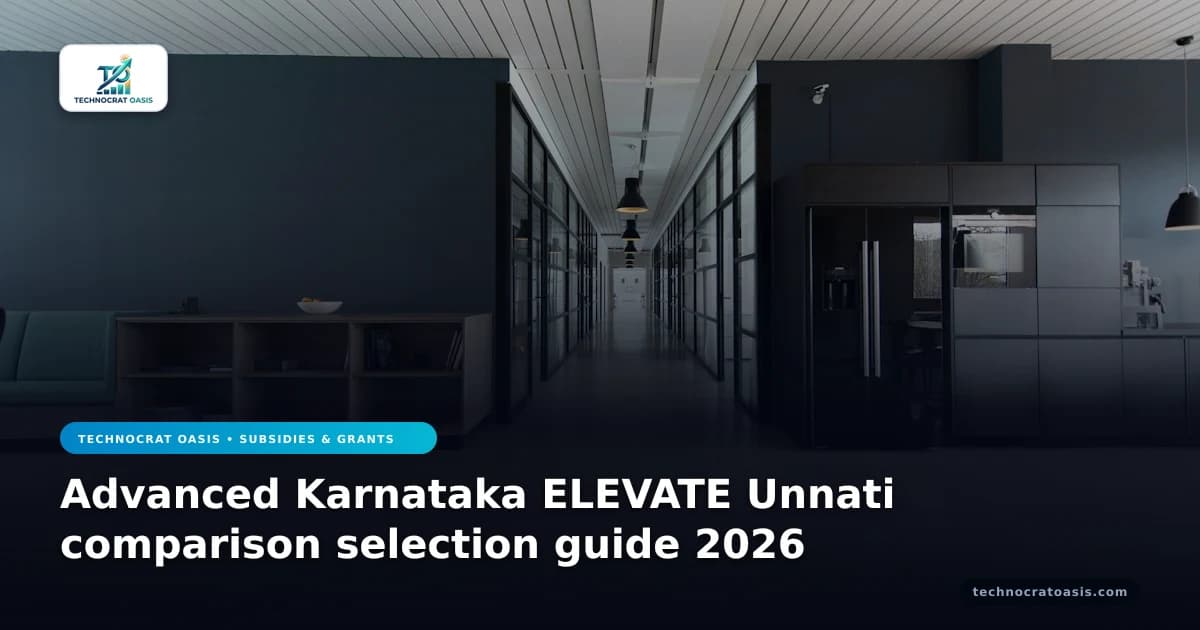 Advanced Karnataka ELEVATE Unnati comparison selection guide 2026