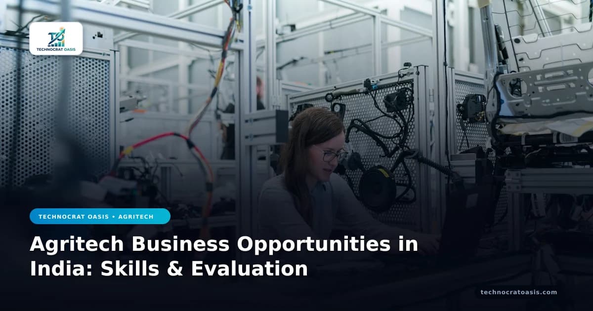 Agritech Business Opportunities in India: Skills & Evaluation
