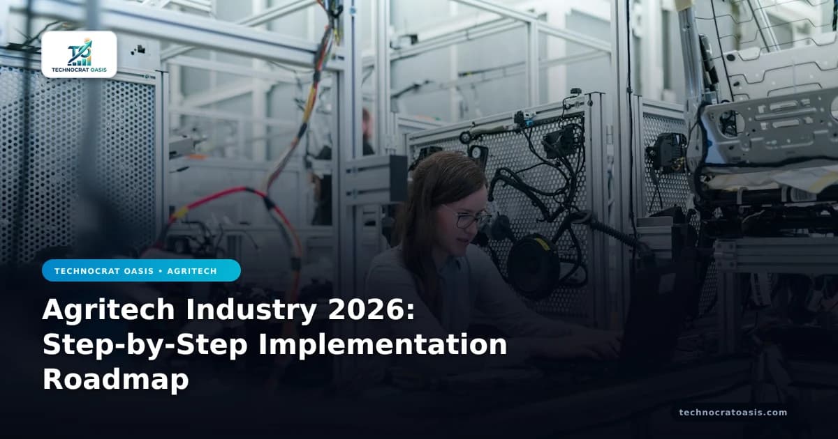 Agritech Industry 2026: Step-by-Step Implementation Roadmap