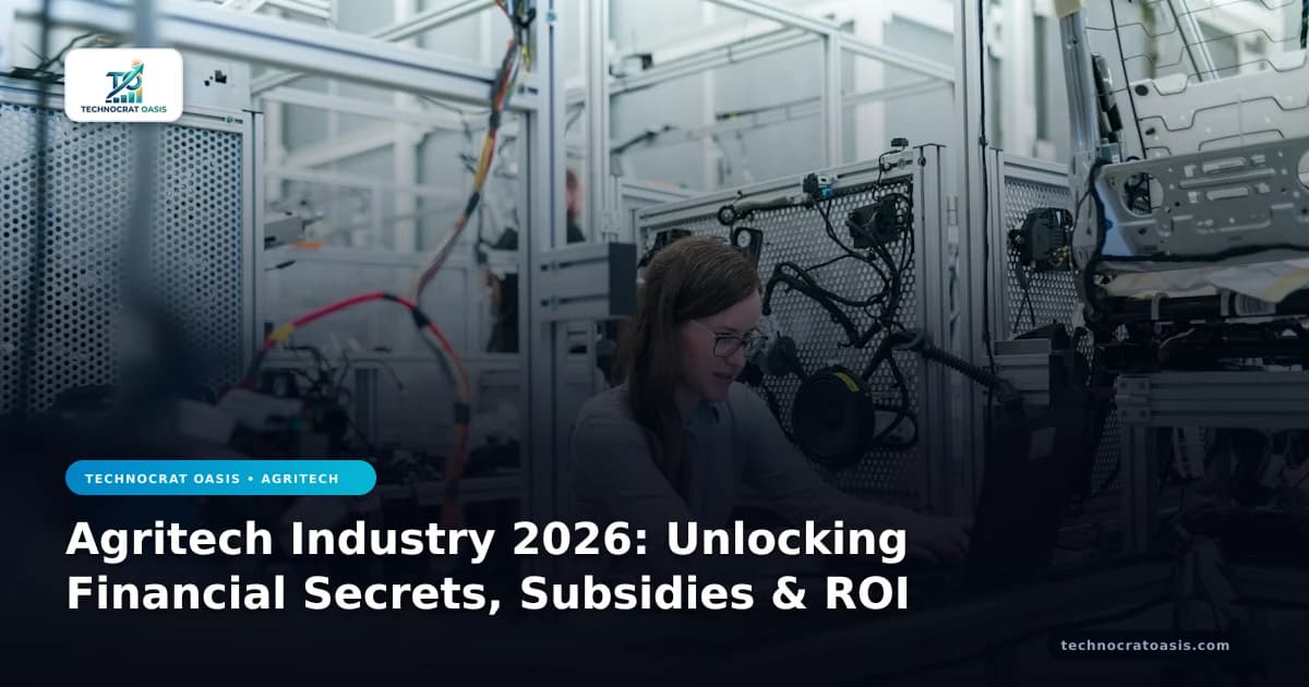 Agritech Industry 2026: Unlocking Financial Secrets, Subsidies & ROI