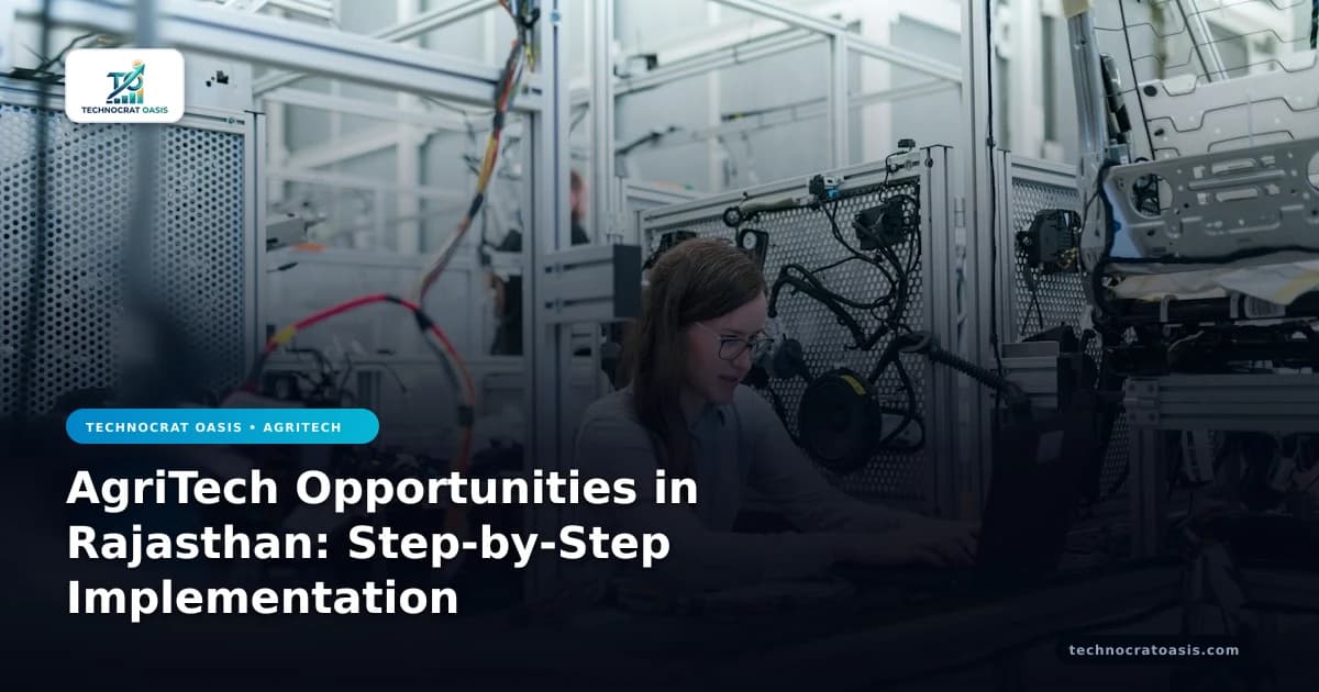 AgriTech Opportunities in Rajasthan: Step-by-Step Implementation
