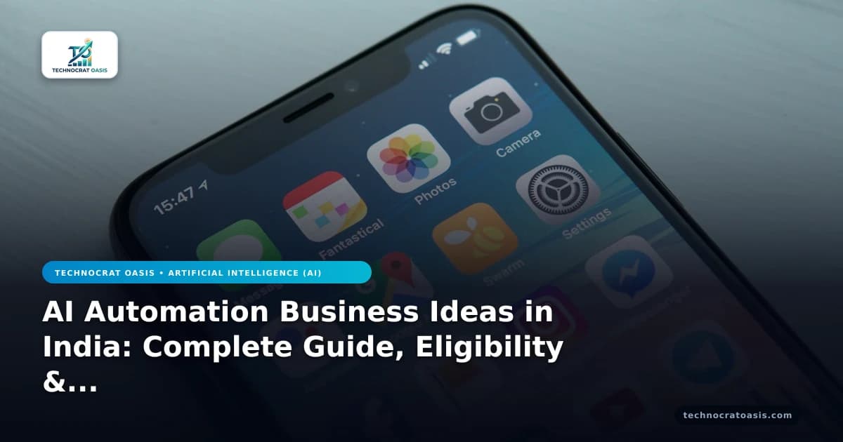 AI Automation Business Ideas in India: Complete Guide, Eligibility & Benefits (2026)