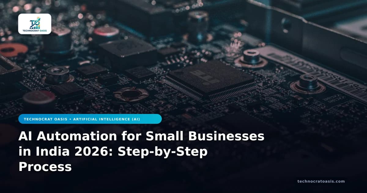 AI Automation for Small Businesses in India 2026: Step-by-Step Process