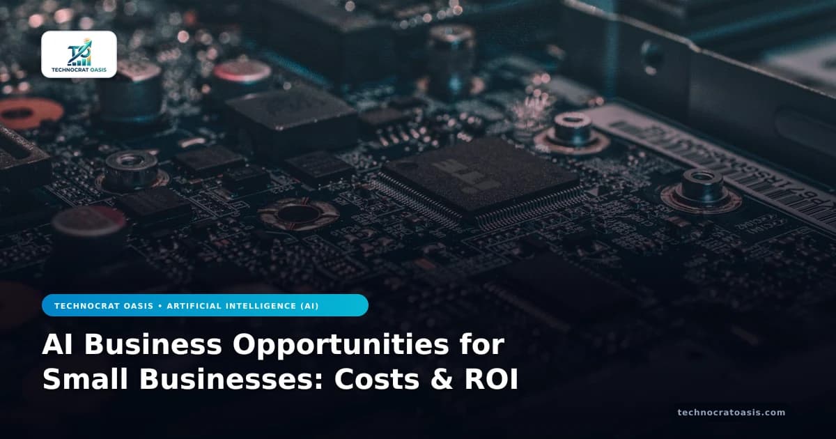 AI Business Opportunities for Small Businesses: Costs & ROI