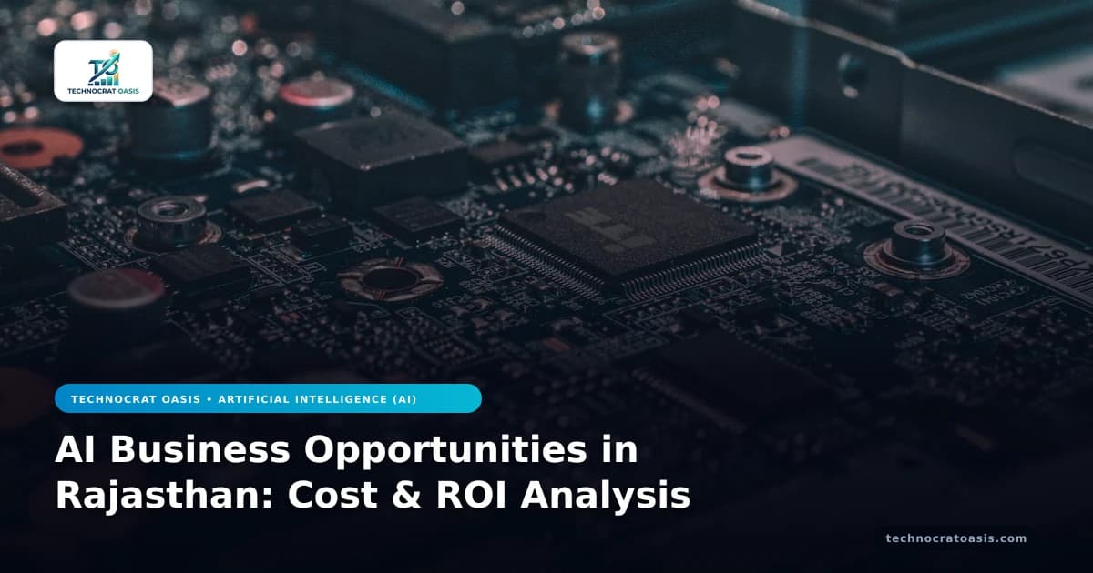 AI Business Opportunities in Rajasthan: Cost & ROI Analysis