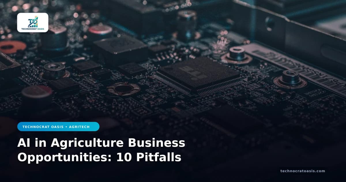 AI in Agriculture Business Opportunities: 10 Pitfalls
