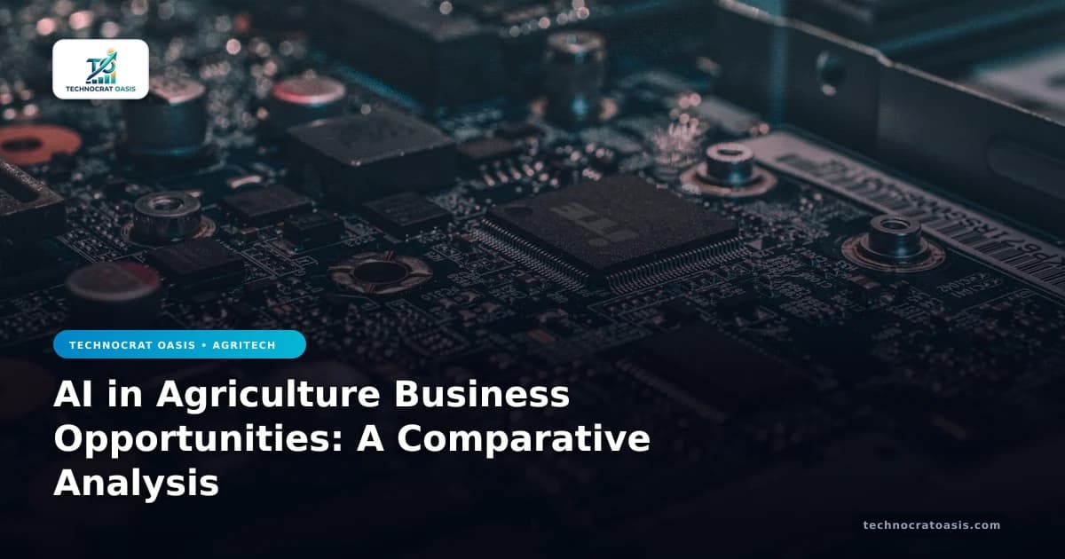 AI in Agriculture Business Opportunities: A Comparative Analysis