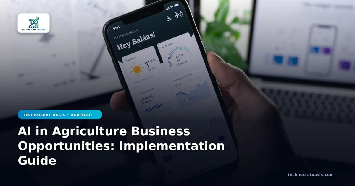 AI in Agriculture Business Opportunities: Implementation Guide