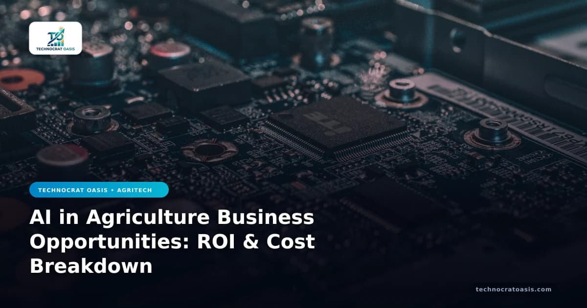 AI in Agriculture Business Opportunities: ROI & Cost Breakdown