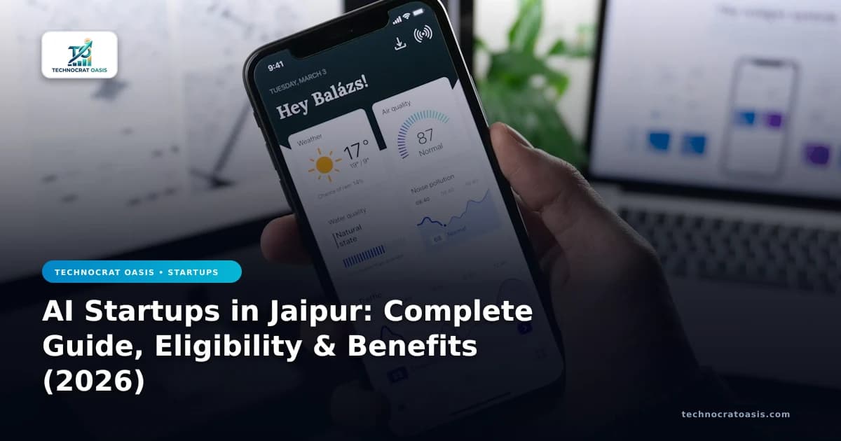 AI Startups in Jaipur: Complete Guide, Eligibility & Benefits (2026)