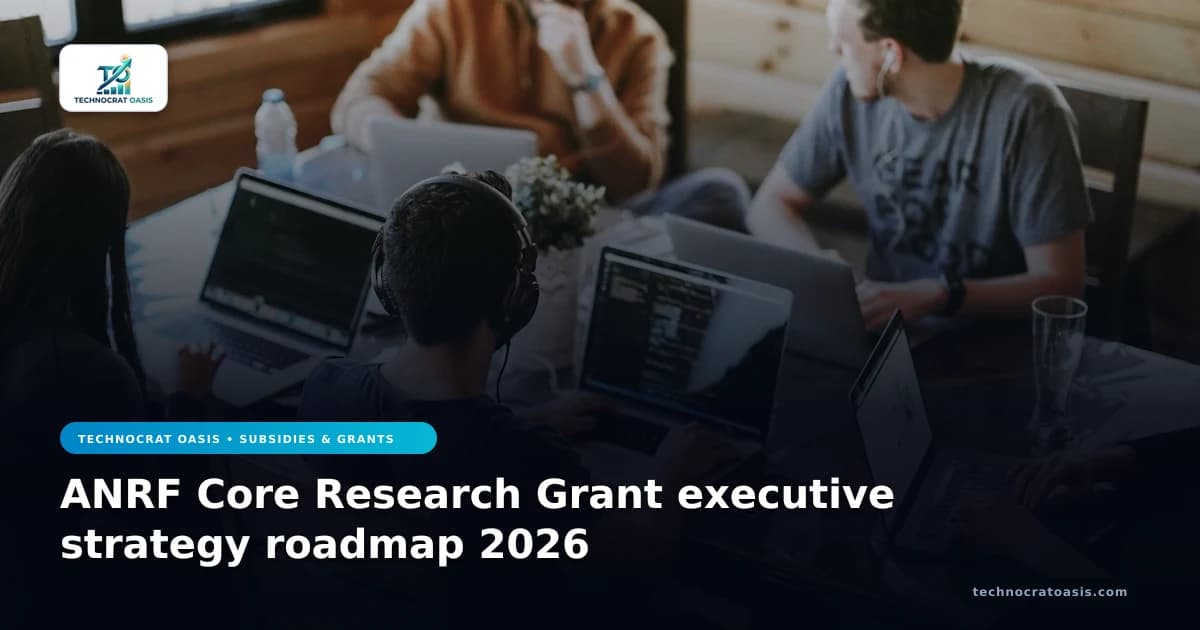 ANRF Core Research Grant executive strategy roadmap 2026