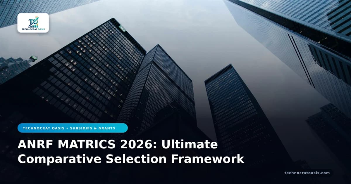 ANRF MATRICS 2026: Ultimate Comparative Selection Framework
