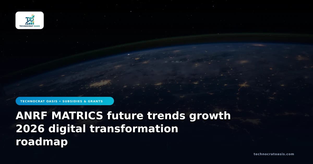 ANRF MATRICS future trends growth 2026 digital transformation roadmap