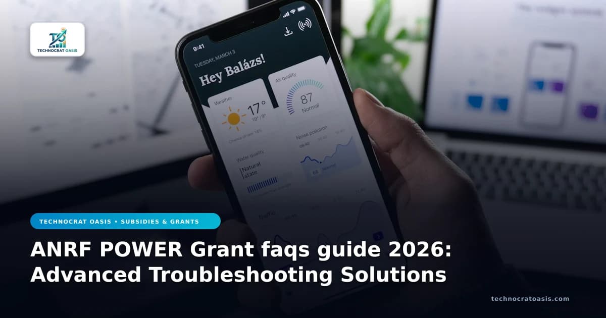 ANRF POWER Grant faqs guide 2026: Advanced Troubleshooting Solutions