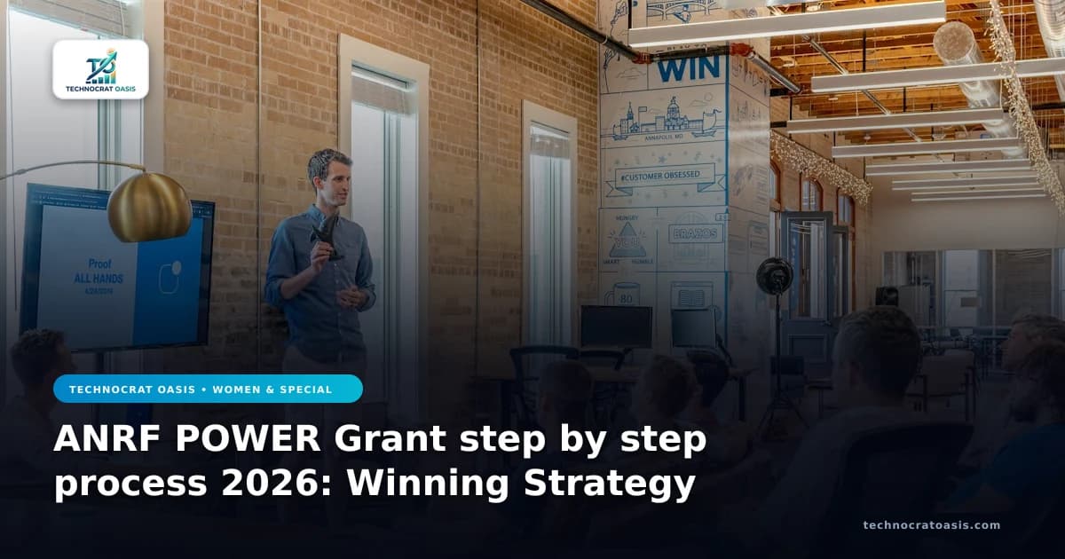 ANRF POWER Grant step by step process 2026: Winning Strategy