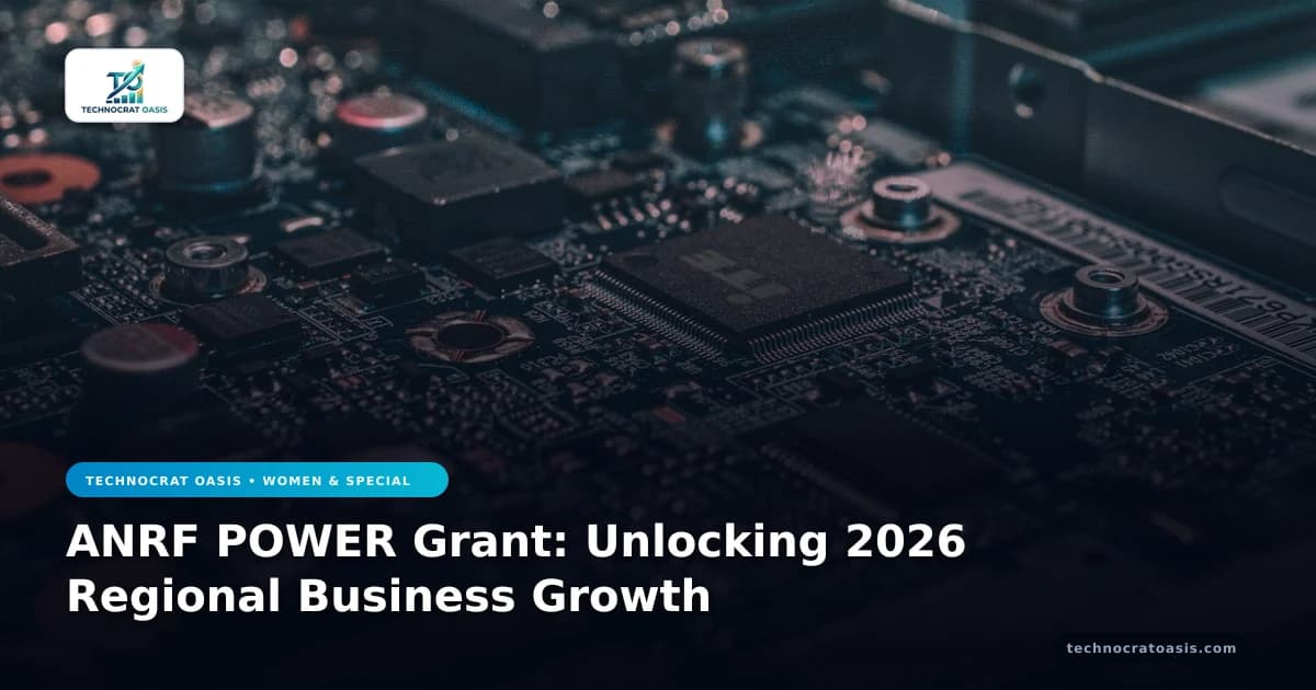ANRF POWER Grant: Unlocking 2026 Regional Business Growth