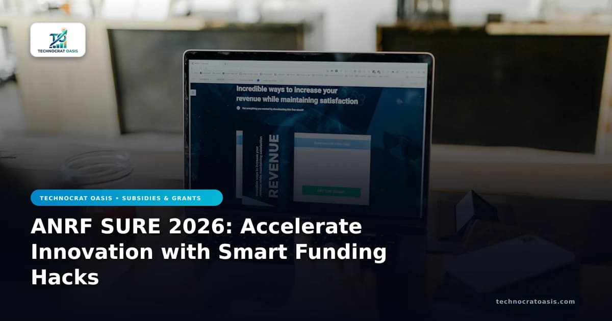 ANRF SURE 2026: Accelerate Innovation with Smart Funding Hacks