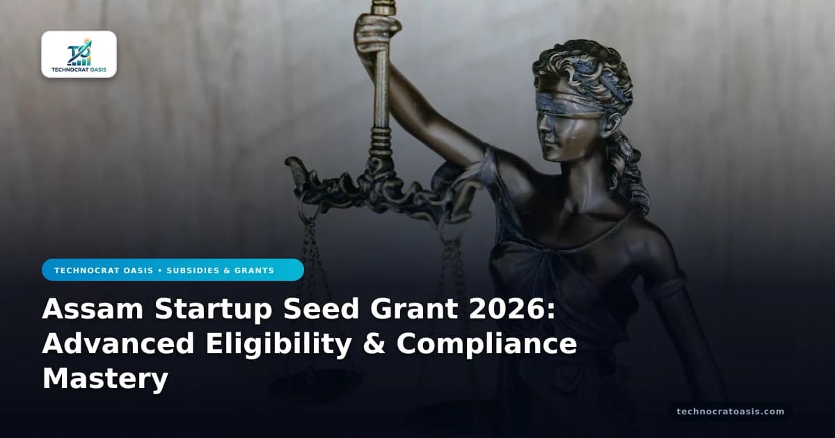 Assam Startup Seed Grant 2026: Advanced Eligibility & Compliance Mastery