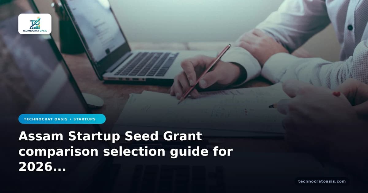 Assam Startup Seed Grant comparison selection guide for 2026 growth