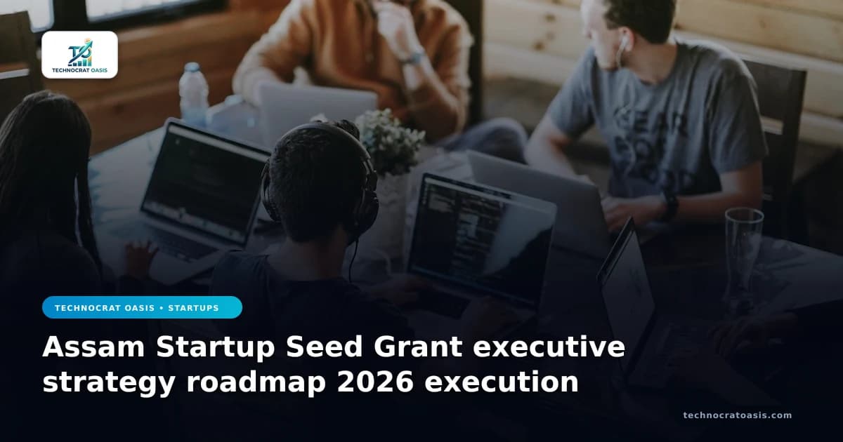 Assam Startup Seed Grant executive strategy roadmap 2026 execution