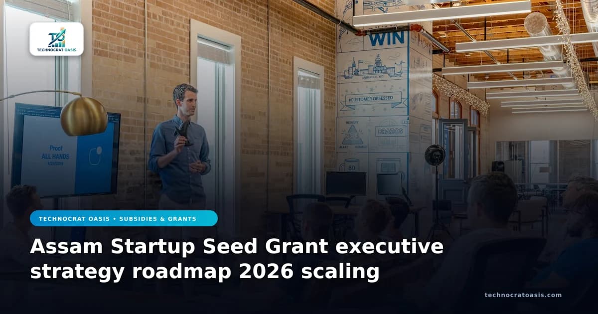 Assam Startup Seed Grant executive strategy roadmap 2026 scaling
