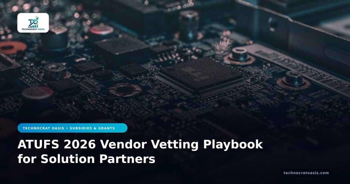 ATUFS 2026 Vendor Vetting Playbook for Solution Partners