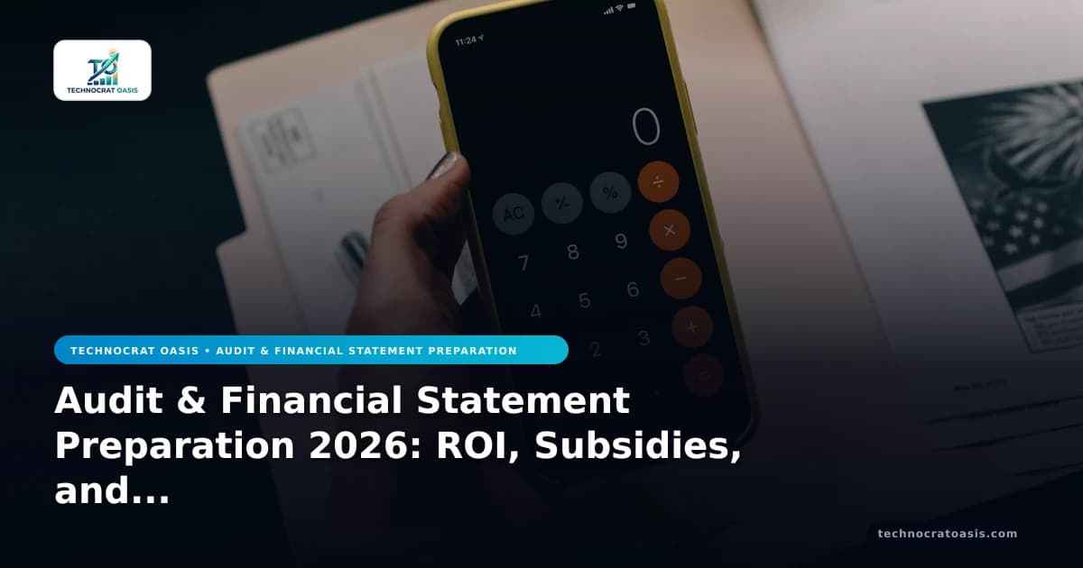 Audit & Financial Statement Preparation 2026: ROI, Subsidies, and Cost-Benefit Analysis