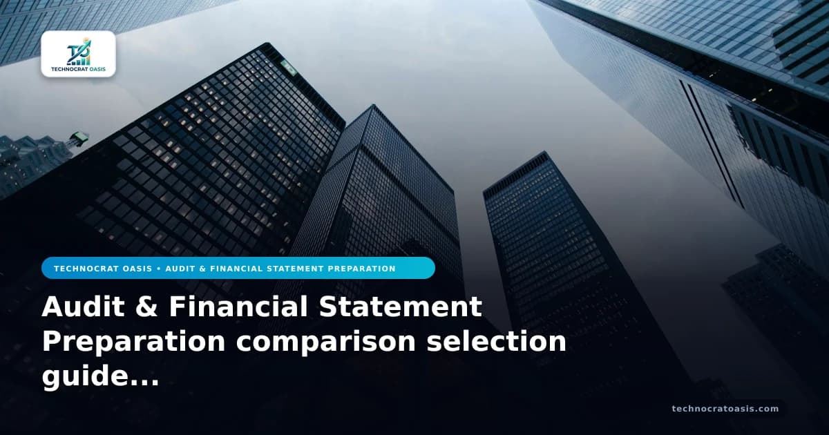 Audit & Financial Statement Preparation comparison selection guide 2026
