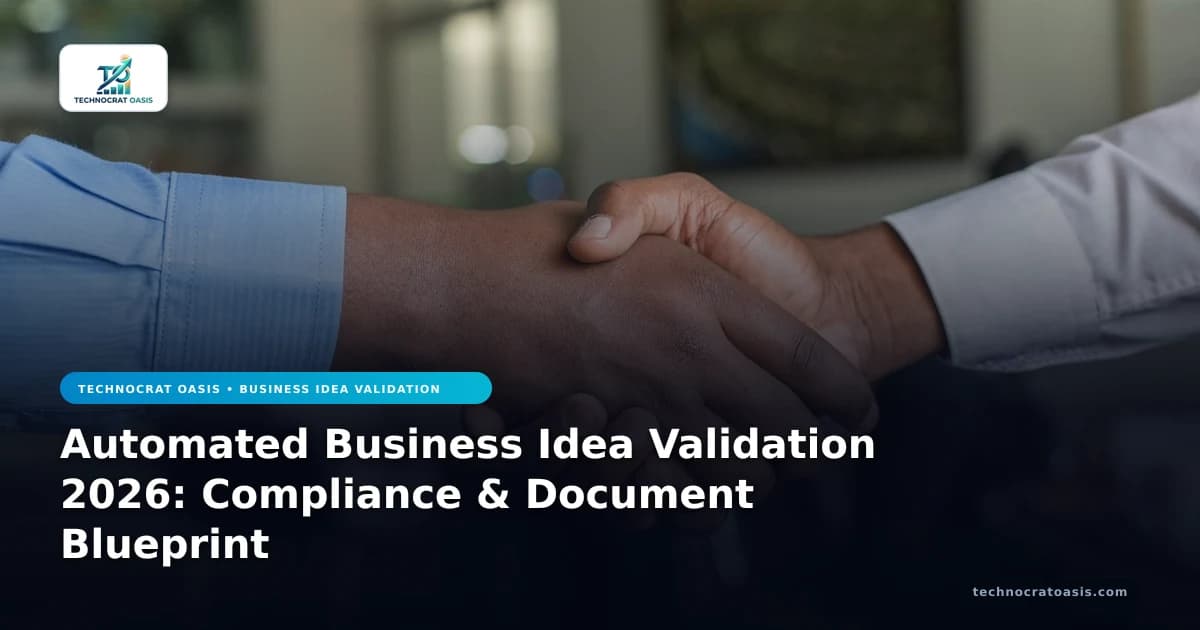 Automated Business Idea Validation 2026: Compliance & Document Blueprint