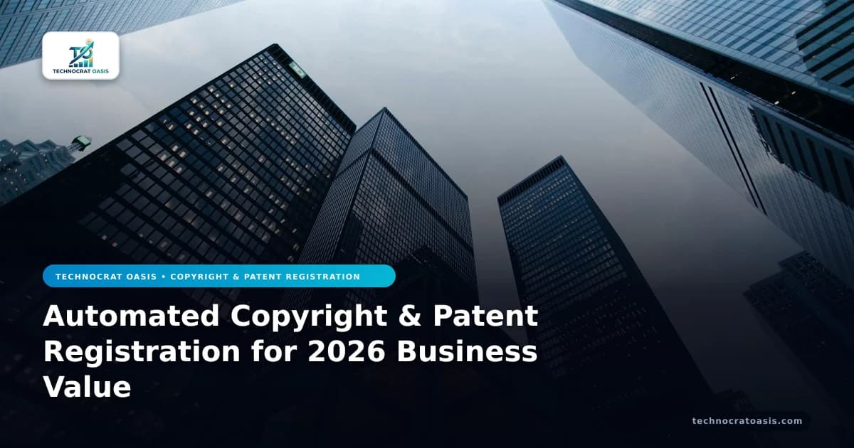 Automated Copyright & Patent Registration for 2026 Business Value