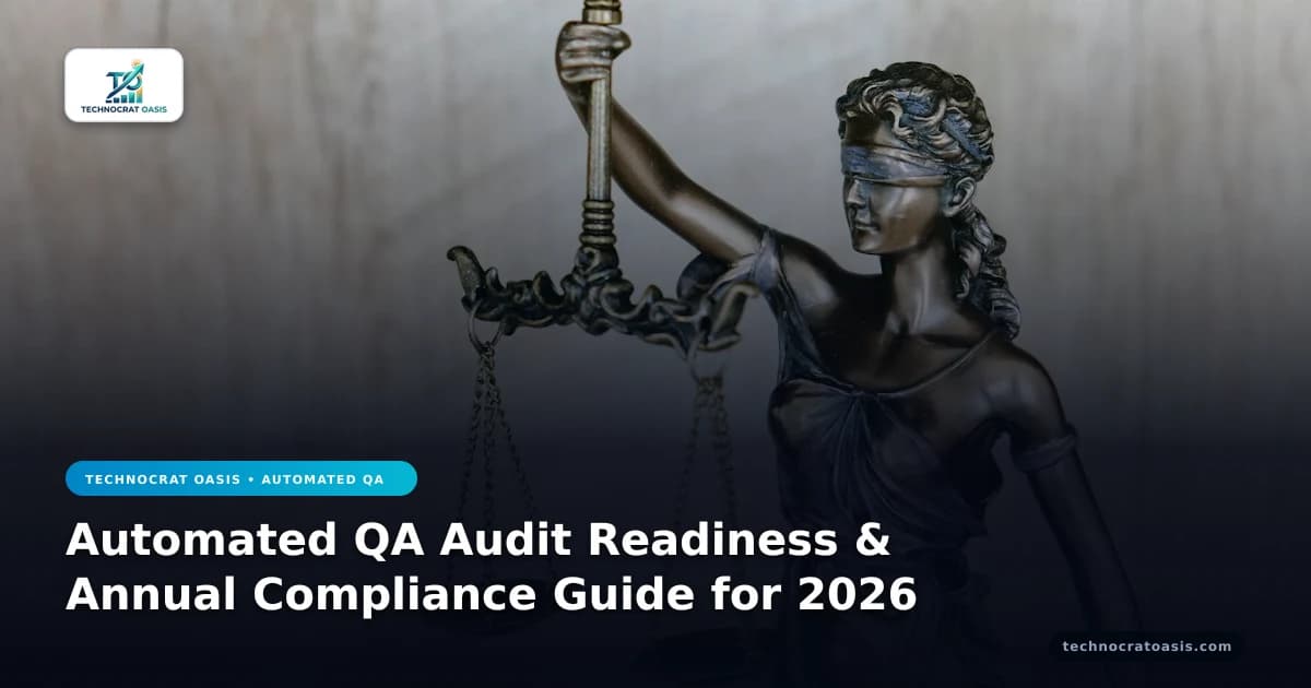 Automated QA Audit Readiness & Annual Compliance Guide for 2026