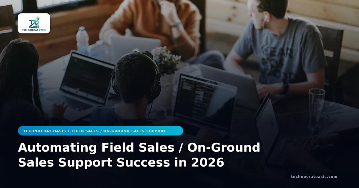 Automating Field Sales / On-Ground Sales Support Success in 2026