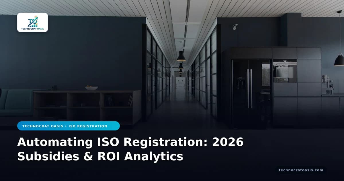 Automating ISO Registration: 2026 Subsidies & ROI Analytics