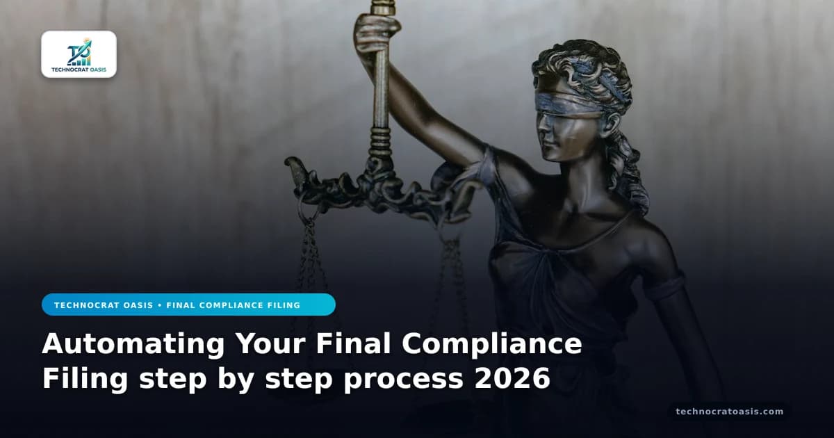 Automating Your Final Compliance Filing step by step process 2026